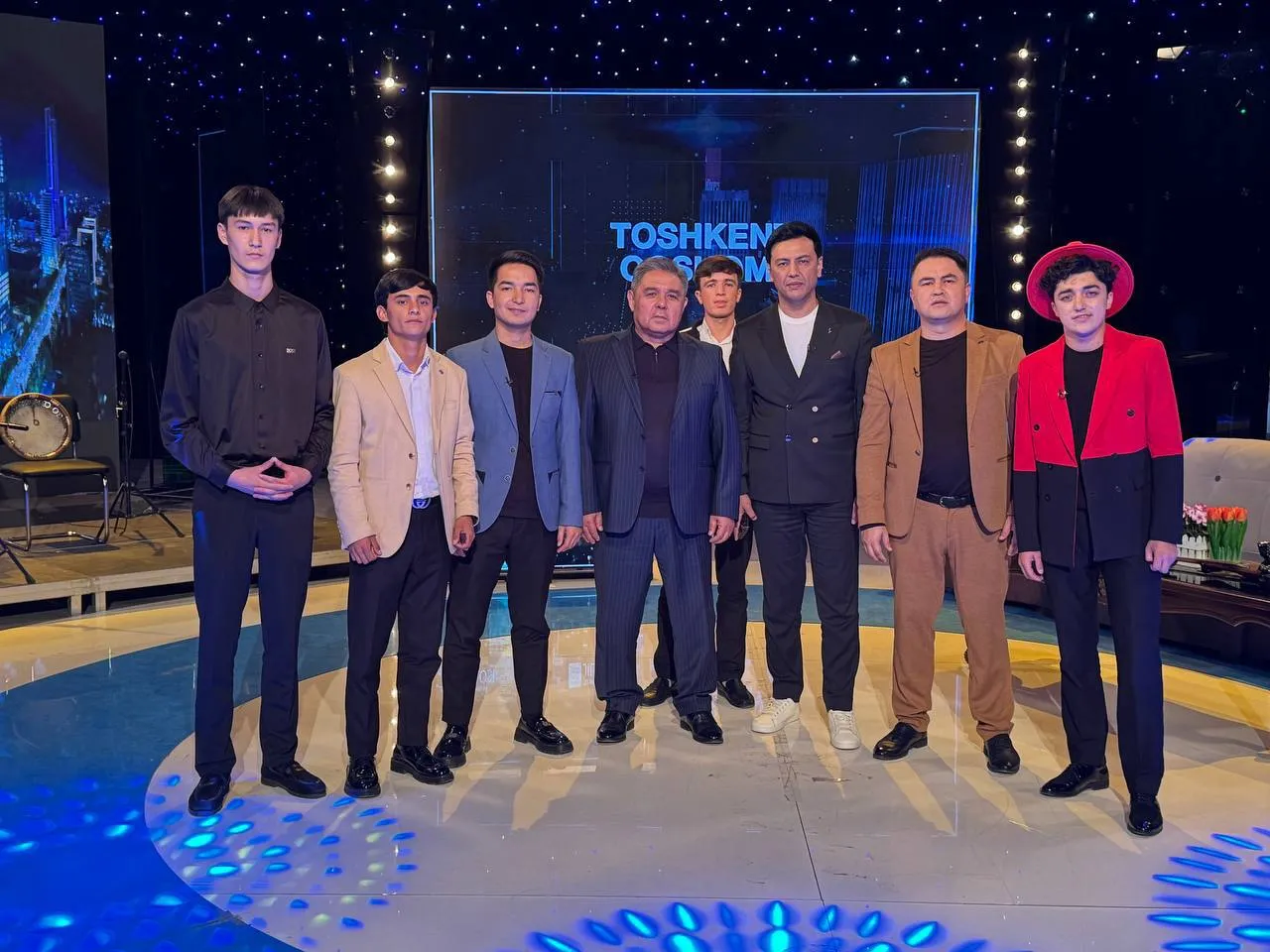 Students of the Department of Music Education at the International Nordic University Shomurod Mardonov, Shakhriyar Makhmudov, shoirbek Karimov, diyarbek Nematullayev demonstrated their talents in the show “Tashkent Evening