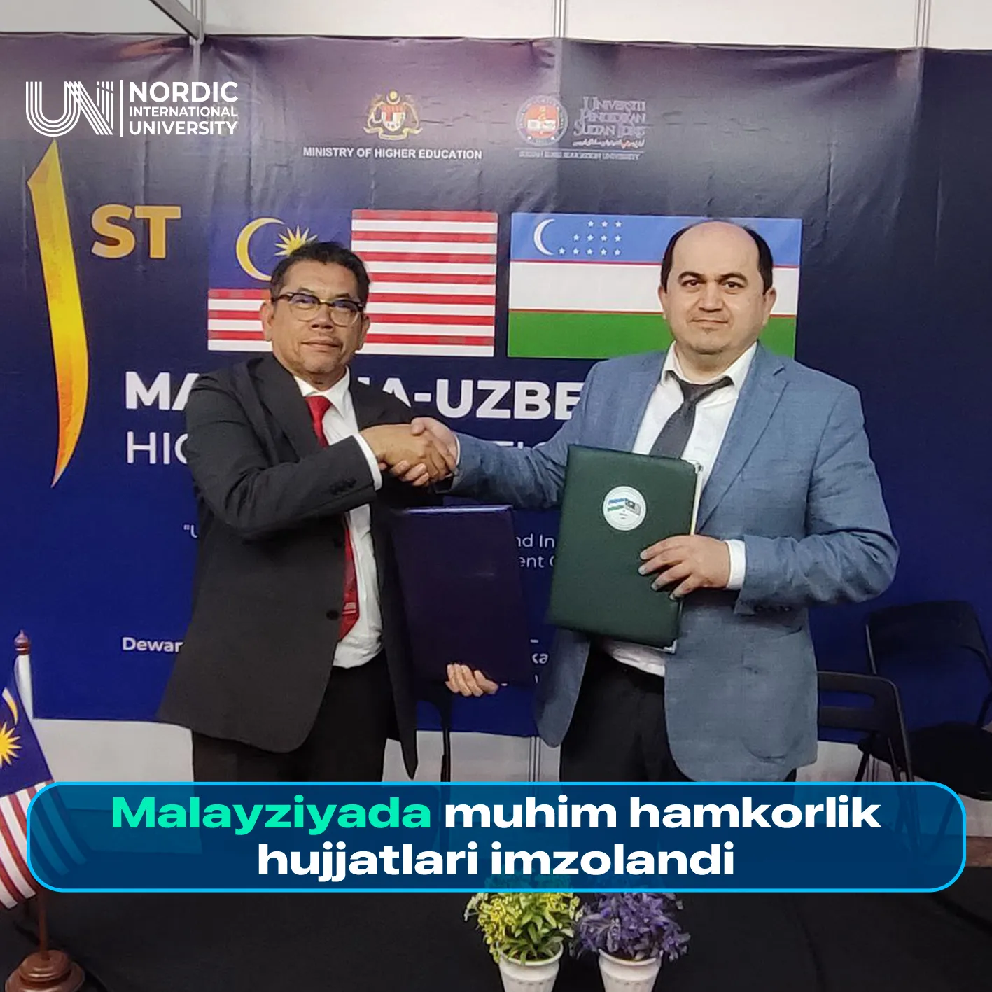 Malayziyadagi nufuzli universitetlar - yangi hamkorlarimiz!