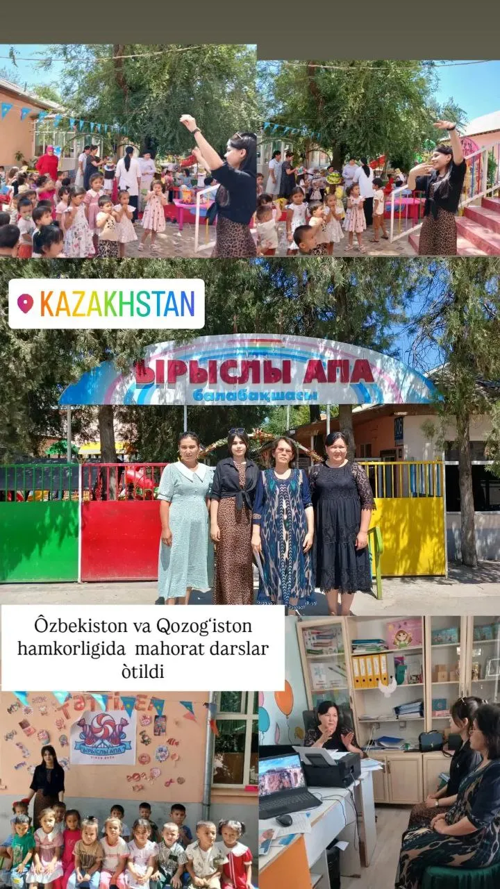 A master's student in music education at the International Scandinavian University returned to Kazakhstan, having conducted master classes in a preschool institution.