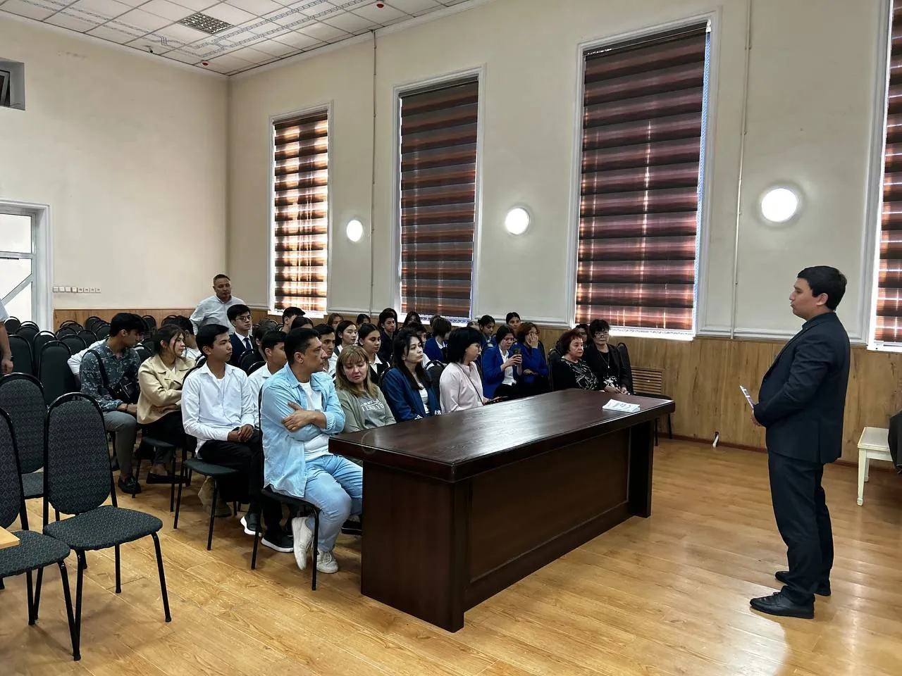 Xalqaro Nordik universiteti "Musiqa ta'limi" kafedrasi katta o'qituvchisi Ro'zimurodov Ilyosjon Azamat o'g'li Karim Zaripov nomidagi Estrada-Sirk Respublika texnikumida o'quvchilarni kasbga yo'naltirish borasida targ'ibot ishlarini olib bordi.