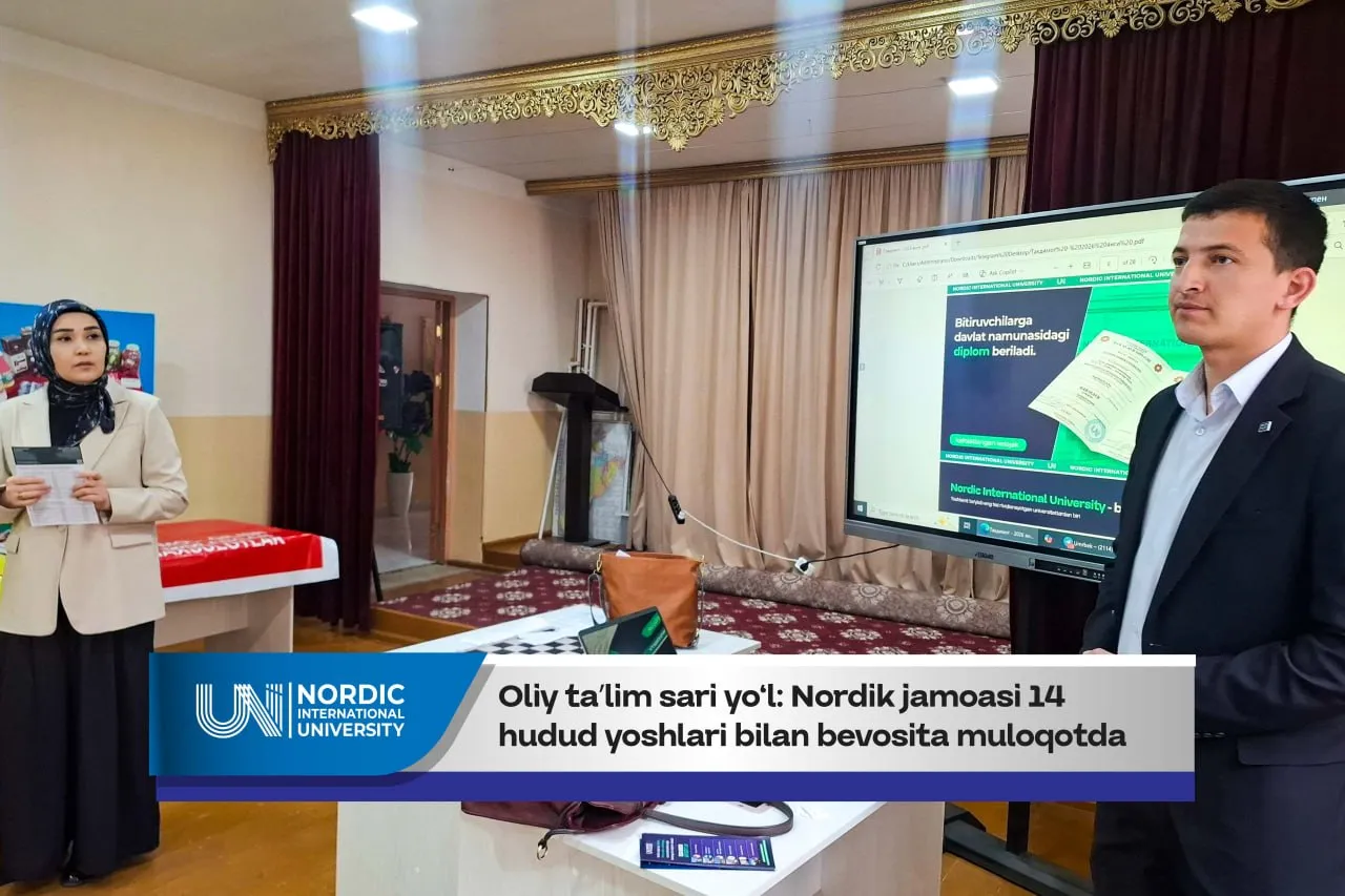 Oliy taʼlim sari yo‘l: Nordik jamoasi 14 hudud yoshlari bilan bevosita muloqotda